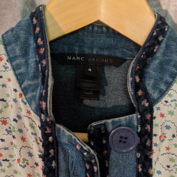 Vintage MARC JACOBS Denim Jacket- size 4 - Picture 3 of 4